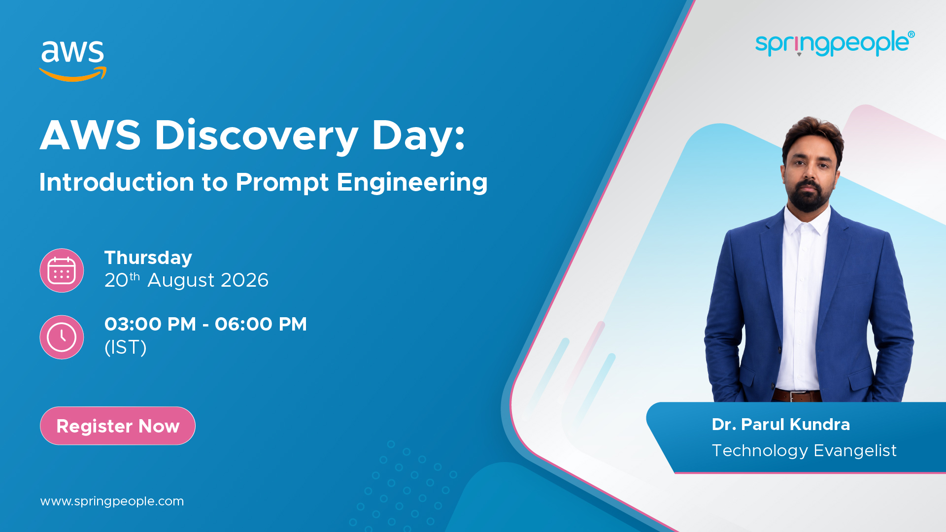AWS Discovery Day: Introduction to Prompt Engineering - Live Logo thumbnail_url