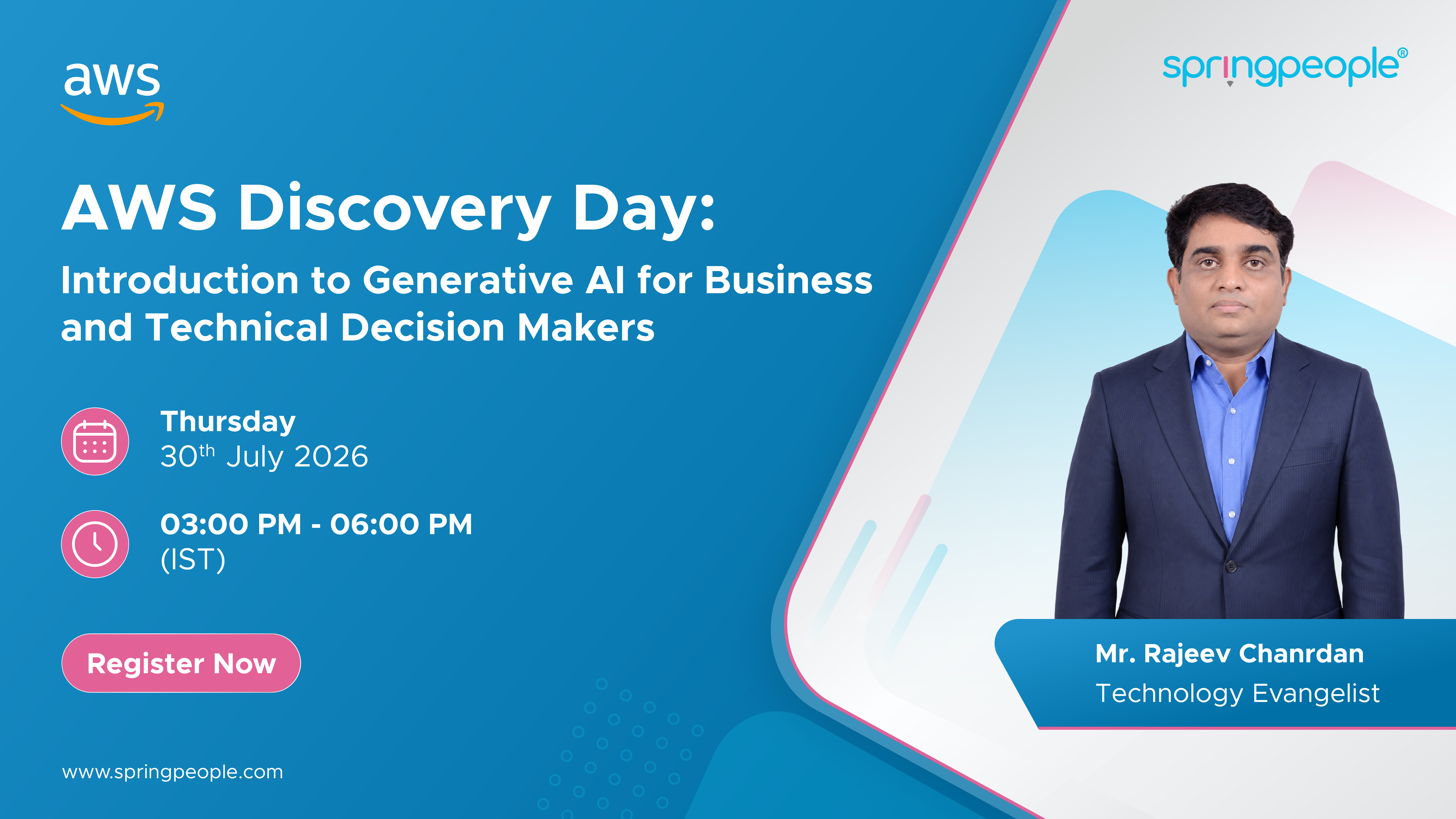 AWS Discovery Day: Introduction to Generative AI for Business and Technical Decision Makers Logo thumbnail_url