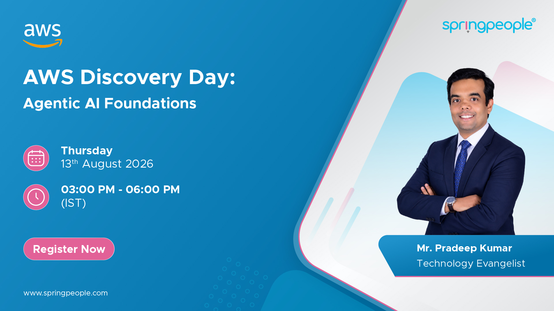 AWS Discovery Day – Agentic AI Foundations - Live Logo thumbnail_url