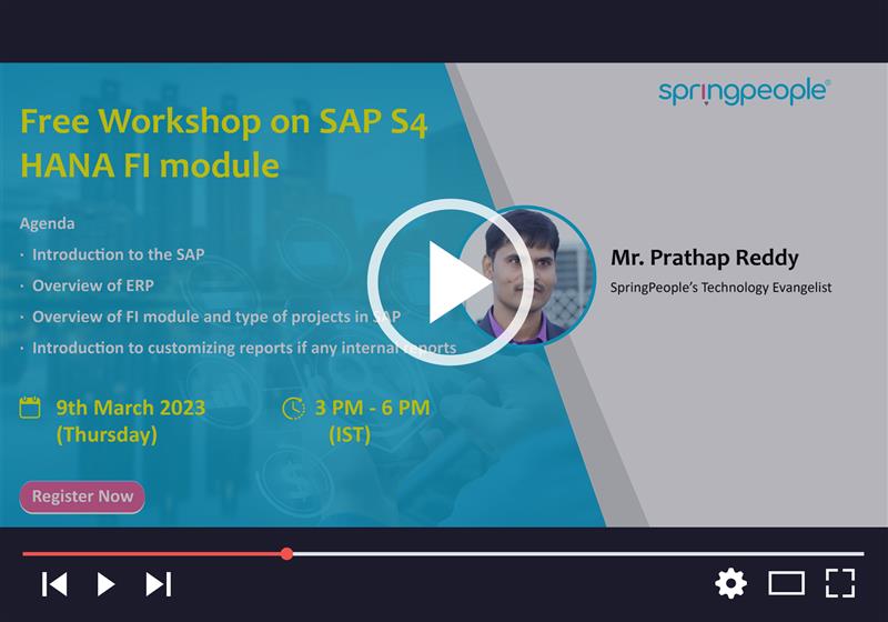 Foundation Training: Introduction to SAP FI module